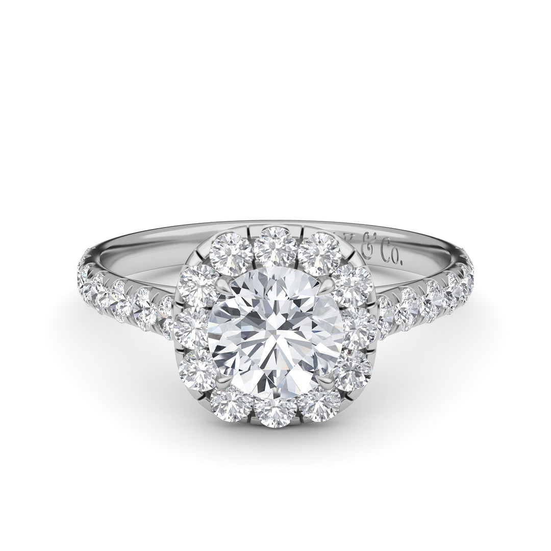 Diamond Band Engagement Rings